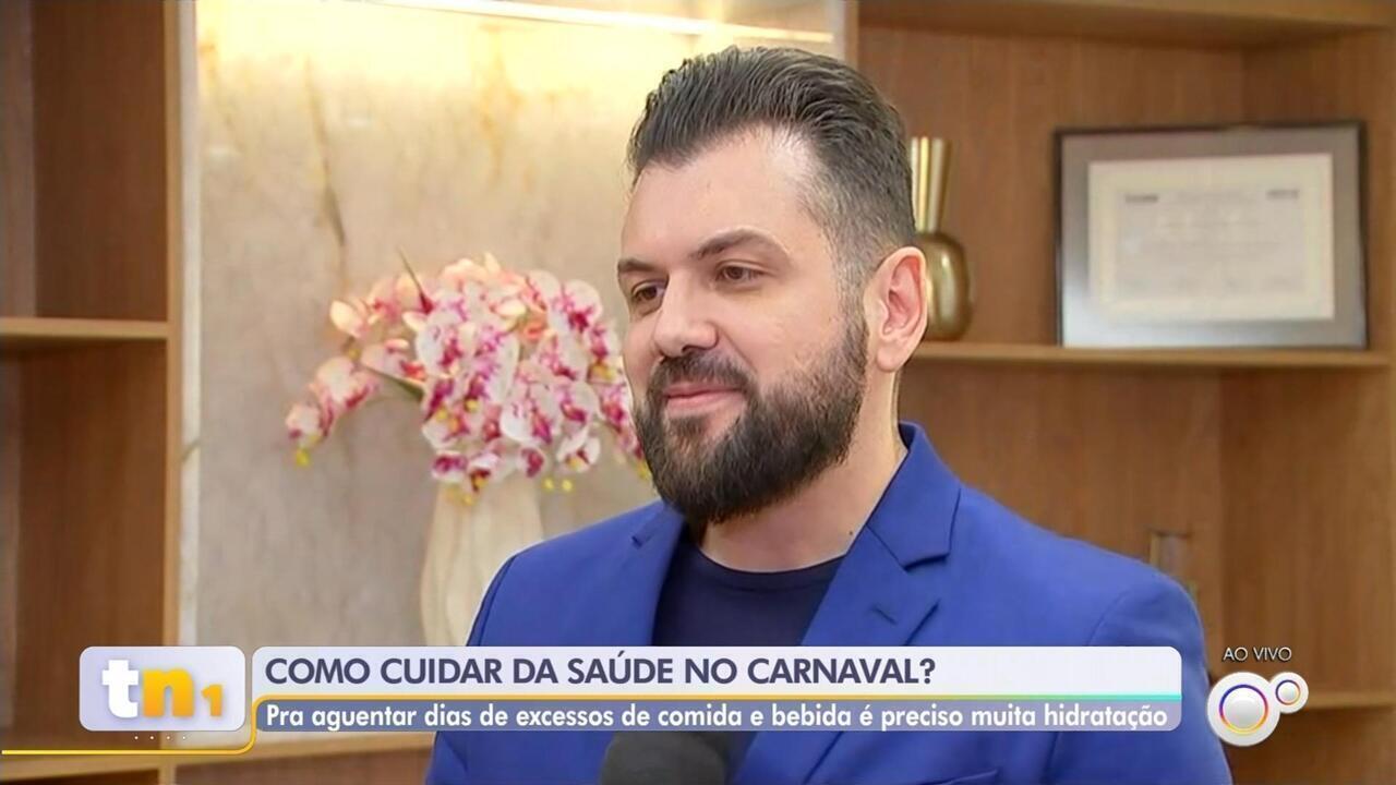 Dr. Thiago Viana em entrevista à TV TEM
