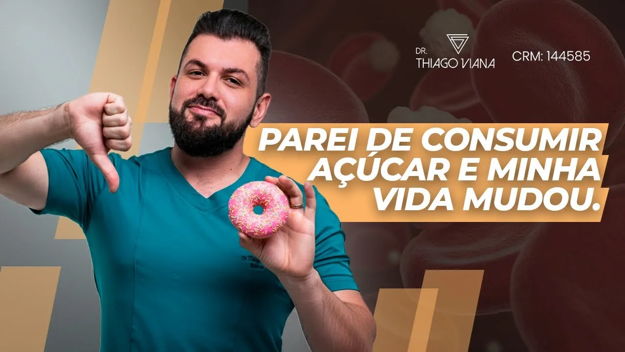 Capa do vídeo: Parei de consumir açúcar e minha vida mudou.